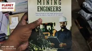 Gate Mining Engineering Competitive Exam book. By Ak Gorai new edition 2024. 
