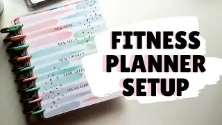 FITNESS/WELLNESS HAPPY PLANNER 2020 Set up | FRANKEN PLANNER Wellness and Hourglass Planner Inserts