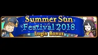 FFRK Global - Summer Sun Festival 2018 - Banner 1 draws