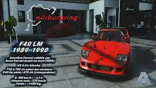 Ferrari F40 LM | Nordschleife Track Day &ndash; Pure Sound | Assetto Corsa EVO