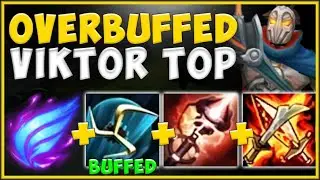GREAT JOB RIOT! NEW VIKTOR BUFF MAKES HIM BROKEN AGAIN! VIKTOR S10 TOP GAMEPLAY! - League of Legends
