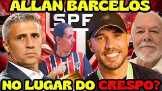 😱 Se perder pro Flamengo&hellip; Crespo CAI? Allan Barcelos assume o SPFC? 🔥