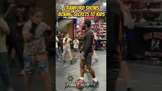 Теренс Кроуфорд ТРЕНИРУЕТ детей в спортзале и раскрывает секреты бокса!