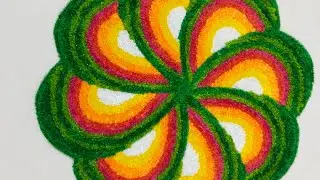 #how to make woolen rangoli mat at home#artificial rangoli mat#wool rangoli mat#handmade#washable