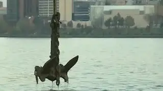 Historic ship's anchor pulled from river after 60 years