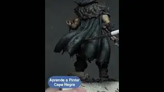 How to Paint Black Coat - Thrax // Paint Miniatures #shorts @Zwo&Company