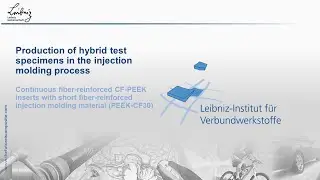 Production of hybrid test specimens in the injection molding process