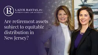Are retirement assets subject to equitable distribution in New Jersey?