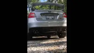 Nameless axleback muffler delete - 2017 WRX STI