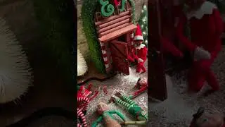 DAY 6 Elf Portal Reporting #christmas #elfontheshelf #elf #elfdoor #santa