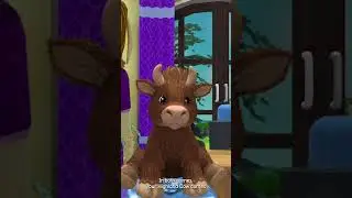 Познакомьтесь с плюшевой шотландской коровой Webkinz.