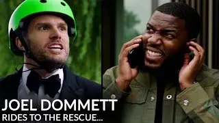 Joel Dommett... Rides to the rescue