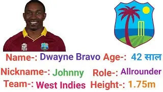 Dwayne Bravo Batting and bowling Stats | T20I ODI TEST IPL | Cricket Updates 