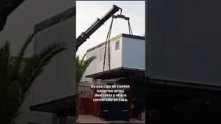 Construye una casa dentro de una caja de cami&oacute;n isotermo