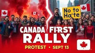 Canada First Rally Protest in Toronto | Sept 13, 2025 | Immigration Debate at Christie Pits