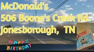 McDonald's-- Boone's Creek (Birthday Rewards with the App) #easttn 