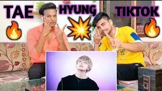 BTS TAEHYUNG TIKTOK REACTION 😍💥 | Indian Reaction To BTS V Tiktok | Dance Icon Bhuvi