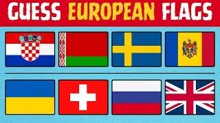 Only 1% Can Guess All European Flags 🇪🇺😱 || Who knows?