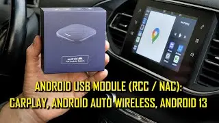 Apple Carplay, Android Auto Wireless for Peugeot RCC NAC multimedia, Android Interface, Carlinkit