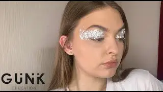 Silver Foil Editorial Makeup Tutorial | Iona Middleton | GUNK Education