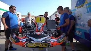 Warm up engine,  FIA European KZ2 KZ Champs, Lonato 2018