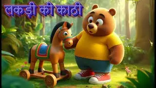 Lakdi Ki Kathi  | लकड़ी की काठी Jungle Version | Hindi Animated Kids Song | Cocolemon
