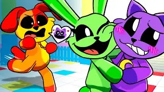 Catnap e Hoppy Tão NAMORANDO? Catnap e Dogday Respondem no Smiling Critters VR
