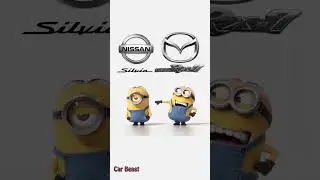 Mazda rx7 vs Nissan Silvia s15 minions style funny#trending #tiktok #status #foryou #funny #car#fyp