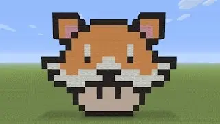 Minecraft Pixel Art - Fox Mushroom