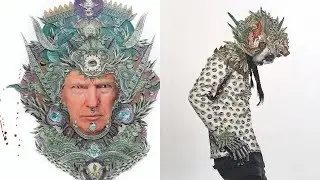 Brilliant Artist Turns Money Into Masterpieces