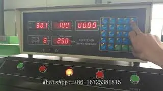 How to operate Diesel Fuel Injection Pump Test Bench Mechanical Pump Test Bench 12PSB 12PSDW