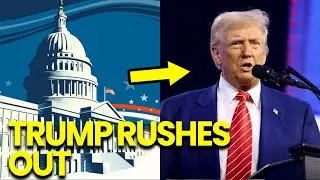 Trump has PSYCHOTIC MELTDOWN and RUSHES OUT of DC