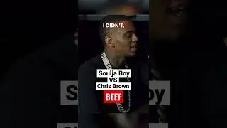Soulja Boy vs. Chris Brown BEEF! #souljaboy #chrisbrown #rapbeef #shorts #short #shortvideo