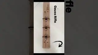 Unraveling the Mysteries of Physics: A Journey with the Toy Gauss Rifle  #physics  #GaussRifleDemo