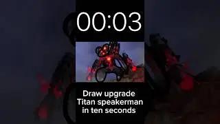 Draw upgrade Titan speakerman in ten seconds #shortvideo #drawing #draw #shortsfeed #shorts #short