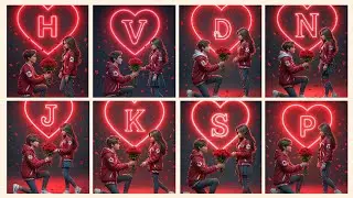 New Year 2026 🎉 Name first letter beautiful Couple dps  || Alphabet A-Z pic || #bestlinesanddps #dps