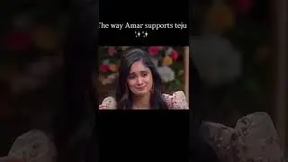 Amar supporting to Teju #amarteju #support