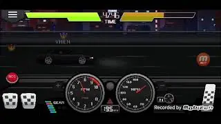 pixel car race gtr skyline r32 black from initial d