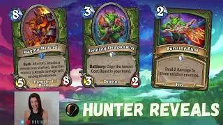brigitteous Hunter Card Reveals 🏹 Embers of the World Tree ️&zwj;🌳🔥 Hearthstone Emerald Dream miniset 🐉
