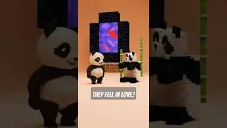 Panda meets Minecraft Panda
