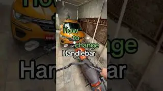 How to change motorcycle handle bar #mechanic #howto #motorcycle #motomods