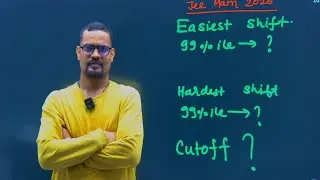 JEE Main 2026 Cutoff EXPOSED 🚨 | Easiest vs Toughest Shift Marks #jeemain2026