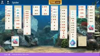 Coral Cove / Spider - Expert: Solve the deck in 7:00 or less