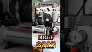 New model machine 2025 Friction spinning machines.  Low Energy, High Output!  #dref #spinning