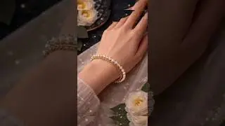 DIY Elegant Crystal Bracelet 💎🌷|| Handmade Easy Beautiful Quick Jewellery#ytshortsvideo#shorts#viral