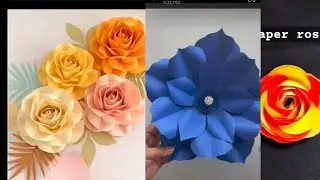 Easy flower tutorial #tutorial #video 