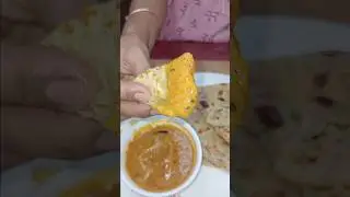 Quick Easy  Aloo Paratha Recipe | Aloo Paratha With Garlic Tomato Chutney #shots #viral #shortvideo