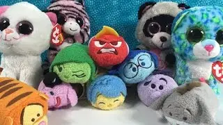 Disney Tsum Tsum Inside Out Exclusives Plus New TY Beanie Boos Plush Toy Review