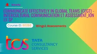 Course ID: 60280 | Communicate effectively in global teams (CEGT) - Intercultural communication Ans