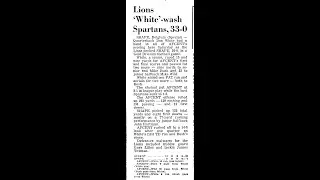 1972-73 FB SHAPE American HS(0) vs AFCENT(30)